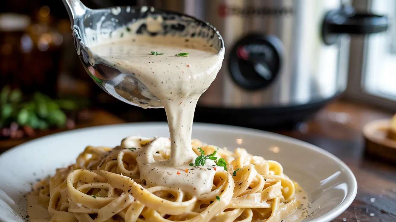 Crockpot Alfredo Sauce