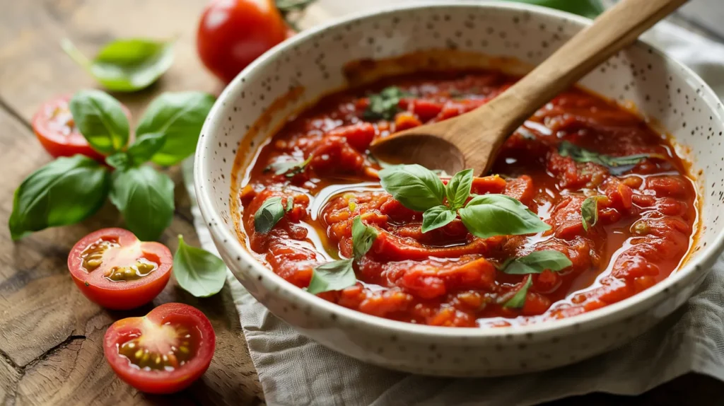 Homemade Pomodoro Sauce Tomato-Based Sauce Recipe