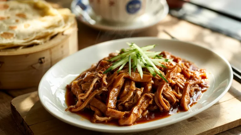 Peking Shredded Pork with Sweet Bean Sauce
