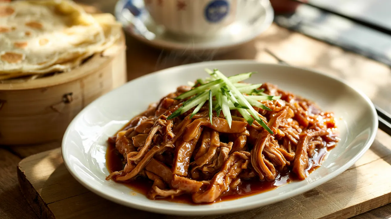 Peking Shredded Pork with Sweet Bean Sauce