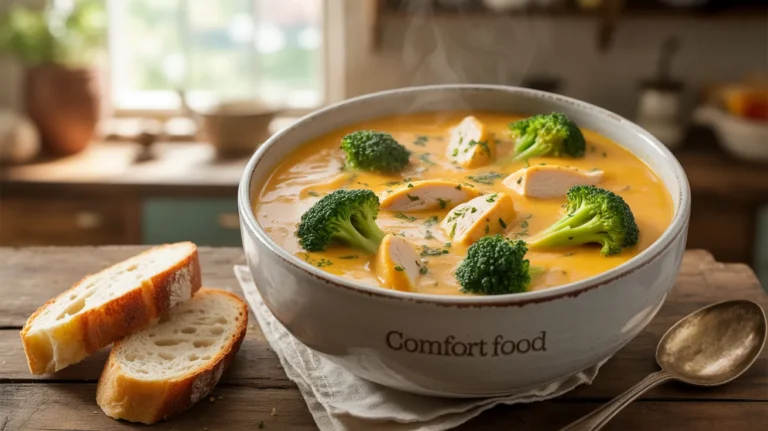 Broccoli Cheddar Soup With Chicken