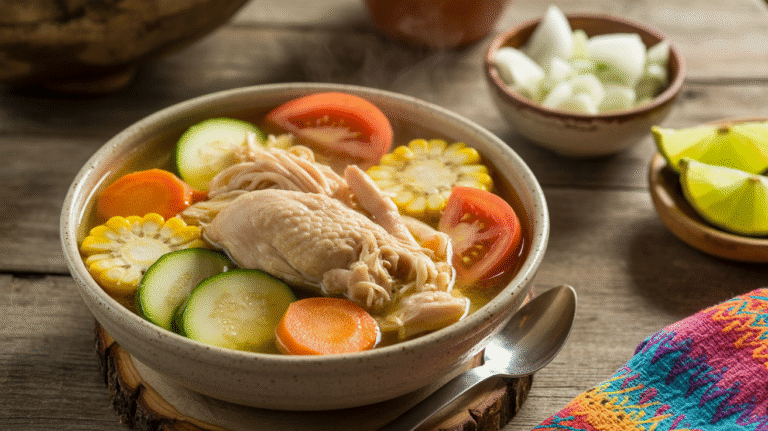Caldo De Pollo Mexican Chicken Soup