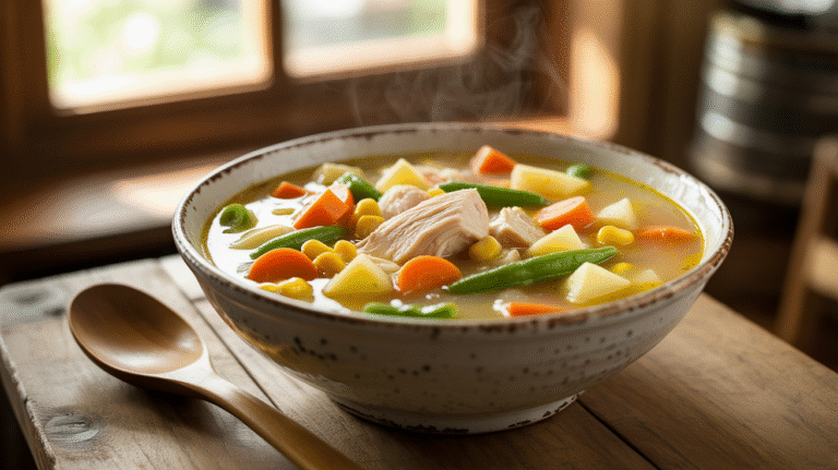 Crockpot Thai Coconut Chicken Soup