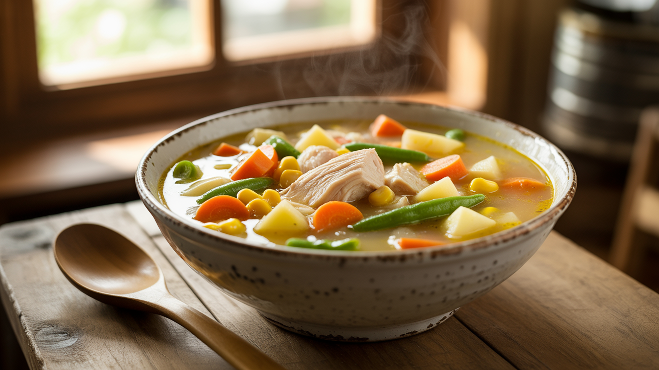 Crockpot Thai Coconut Chicken Soup