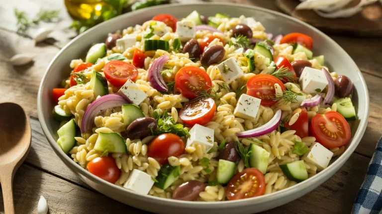 Greek Orzo Pasta Salad