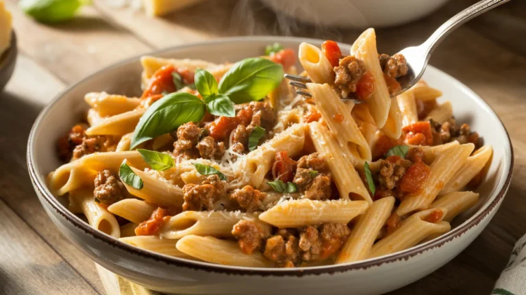 Ground Pork Pasta