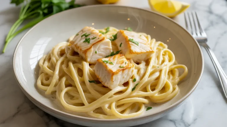 Halibut Pasta