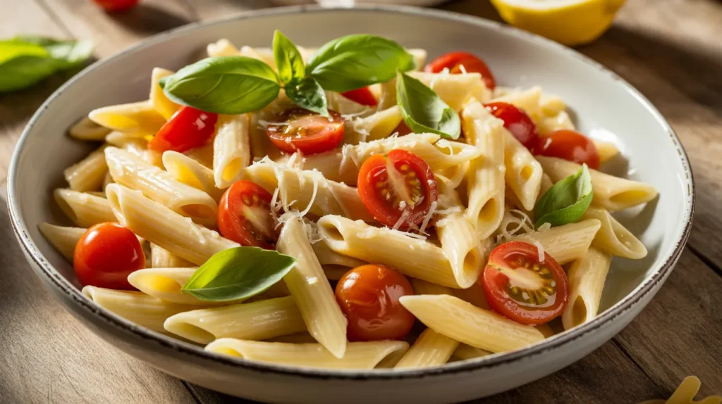 Lemon Tomato Pasta Tomato-Based Pasta recipe