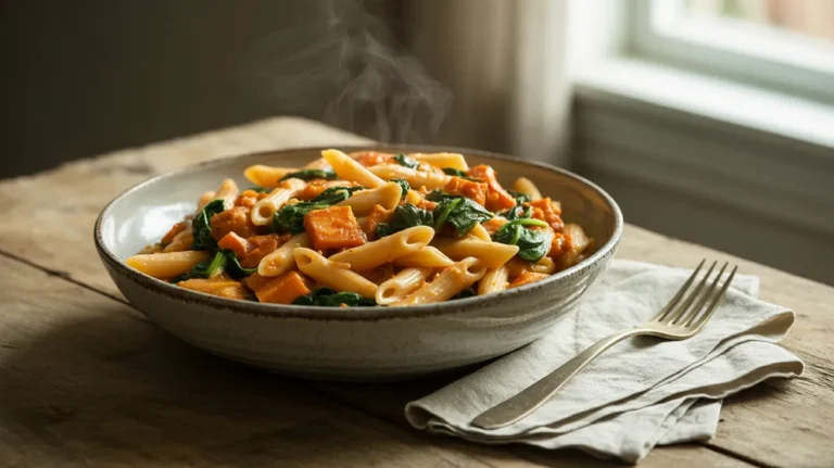 Lentil and Sweet Potato Pasta