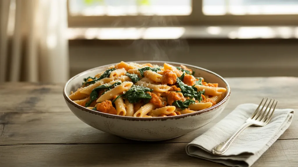 Lentil and Sweet Potato Pasta Pasta with Vegetable recipe