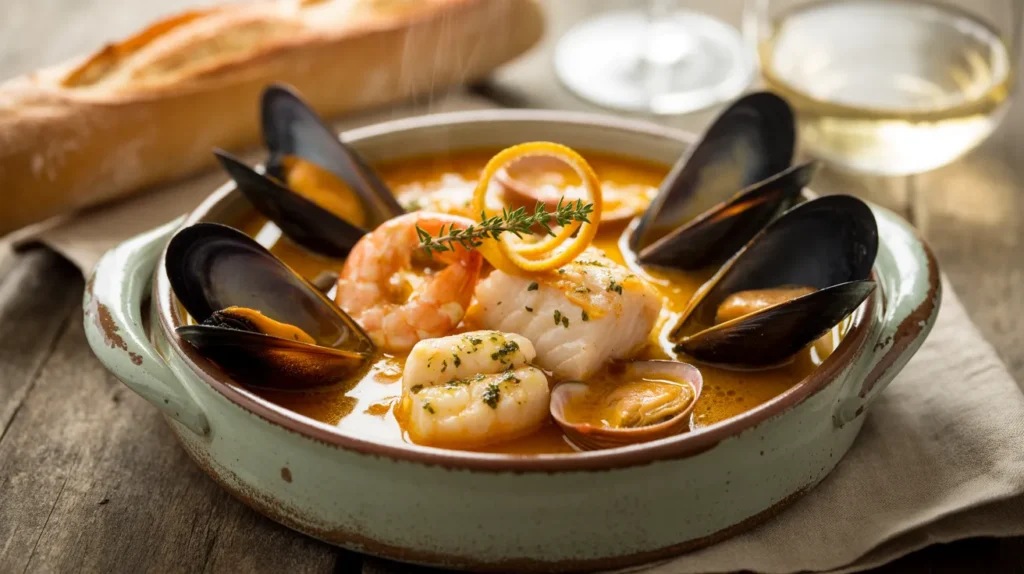 Bouillabaisse (Seafood Stew) Soup recipe