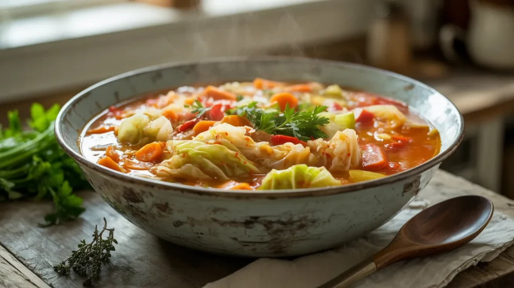 Cabbage Fat-burning Soup Soup recipe