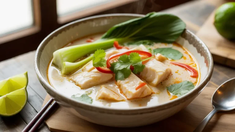 Coconut Lime Fish Soup