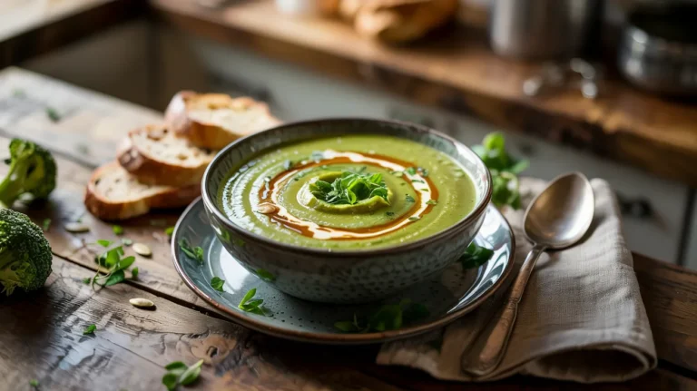 Creamy Caramelized Broccoli Soup