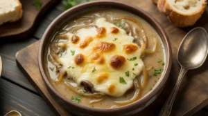 Creamy French Onion and Mushroom Soup