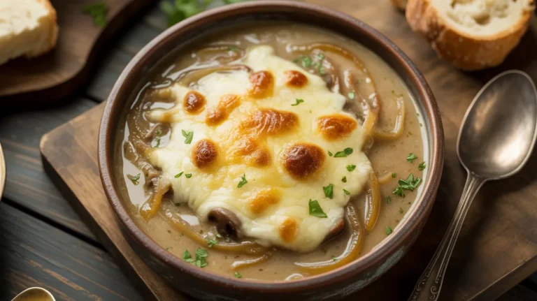 Creamy French Onion and Mushroom Soup