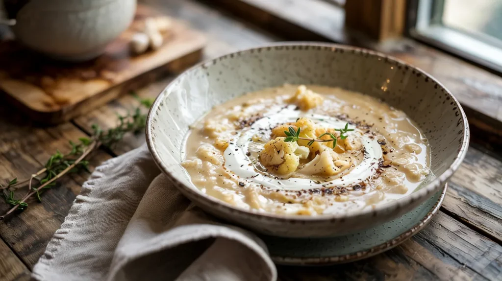 Creamy Roasted Cauliflower Soup Soup recipe