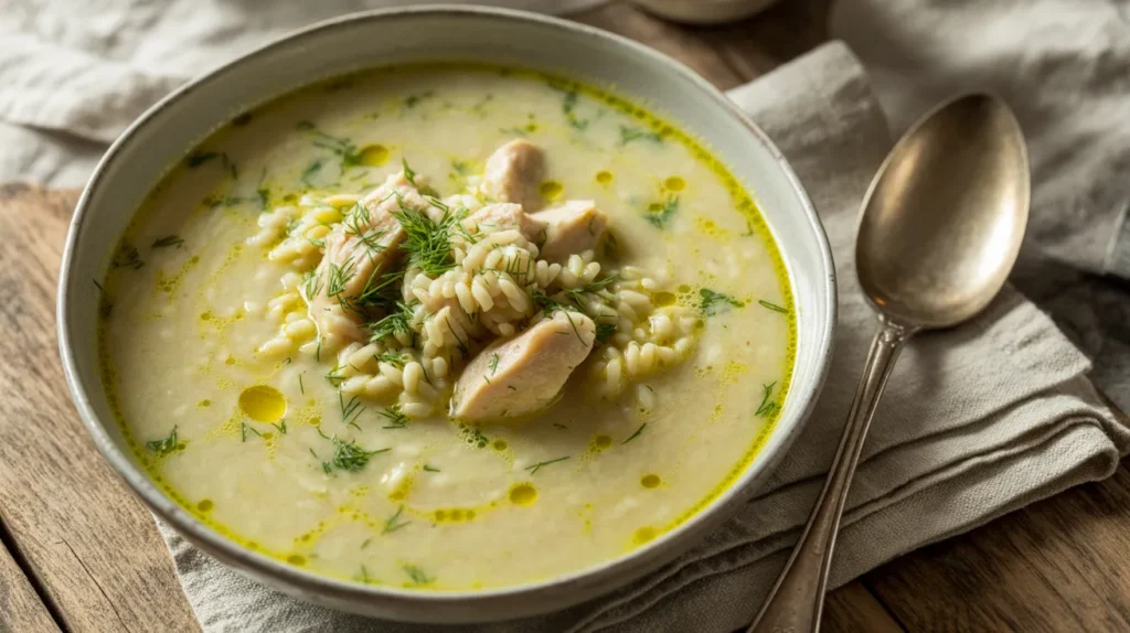 Greek Lemon Chicken Soup Soup recipe