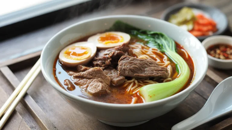 Slow-Simmered Taiwanese Beef Noodle Soup