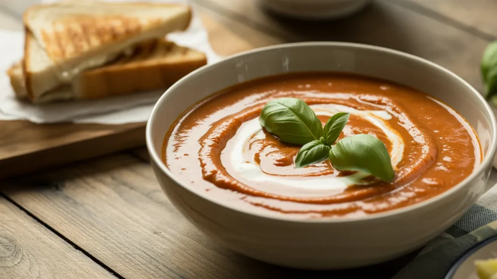 The BEST Tomato Basil Soup Soup recipe