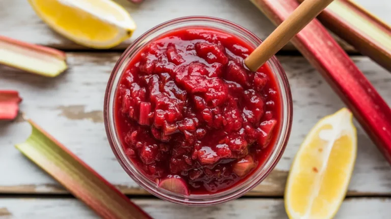 rhubarb sauce