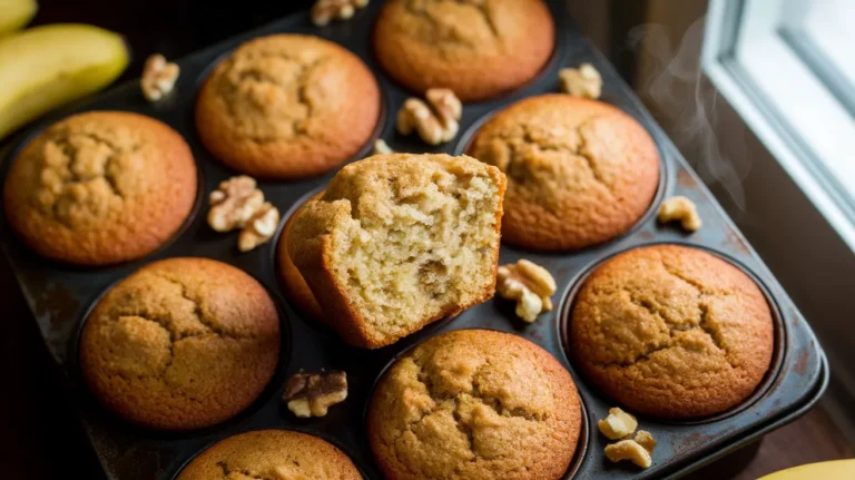 Vegan banana muffins