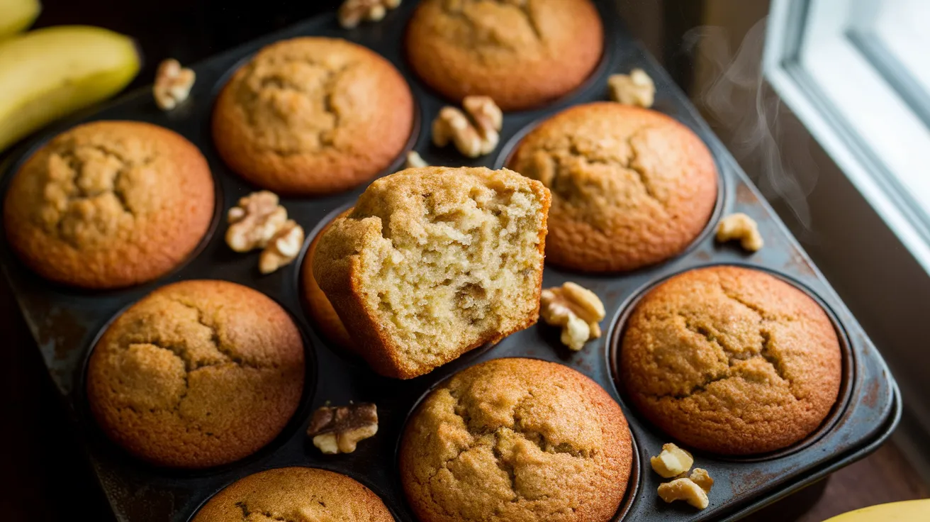 Vegan banana muffins