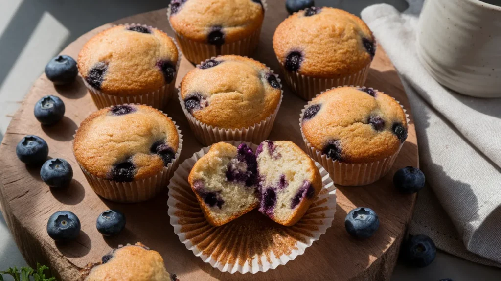 Vegan blueberry muffins Vegan Recipe