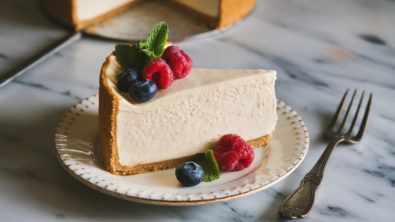 Vegan cheesecake