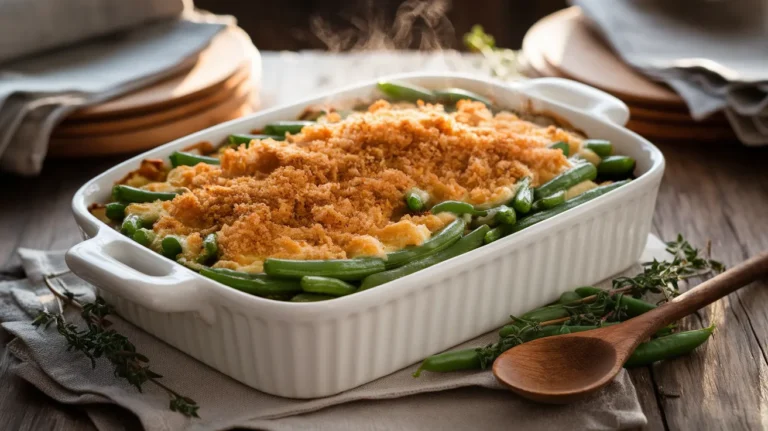 Vegan green bean casserole