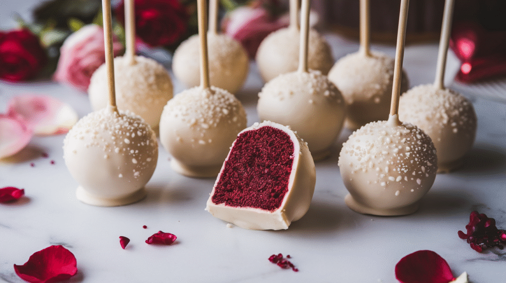 Valentines day red velvet cake pops (vegan)  Vegan Recipe
