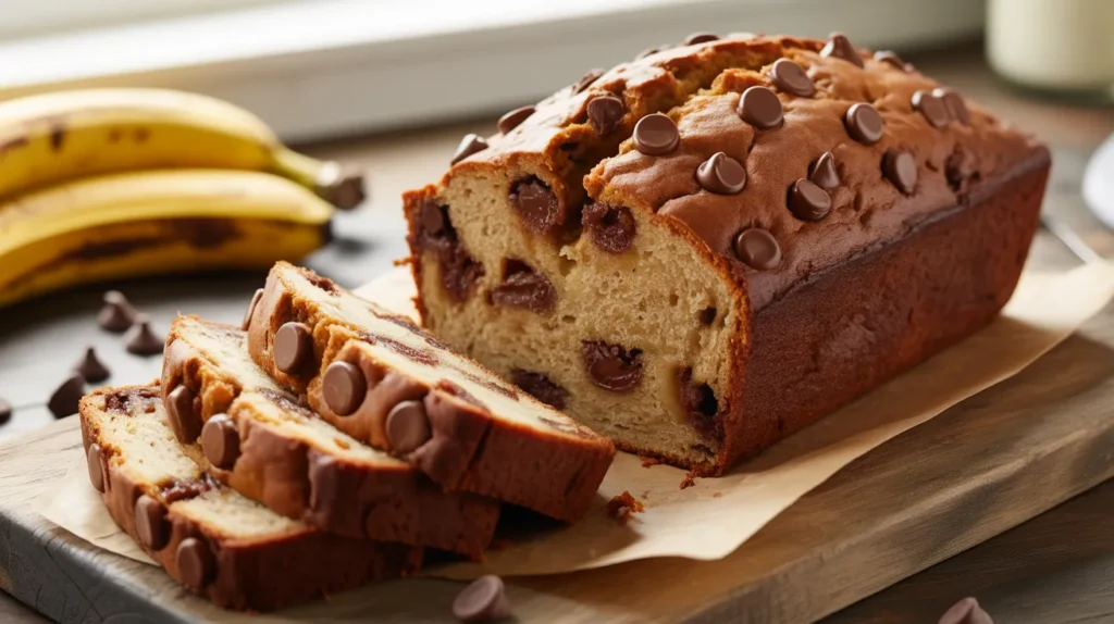 Vegan chocolate chip banana bread Vegan Recipe