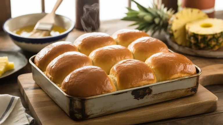 Vegan hawaiian sweet rolls