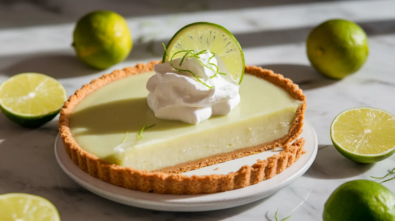Vegan key lime pie