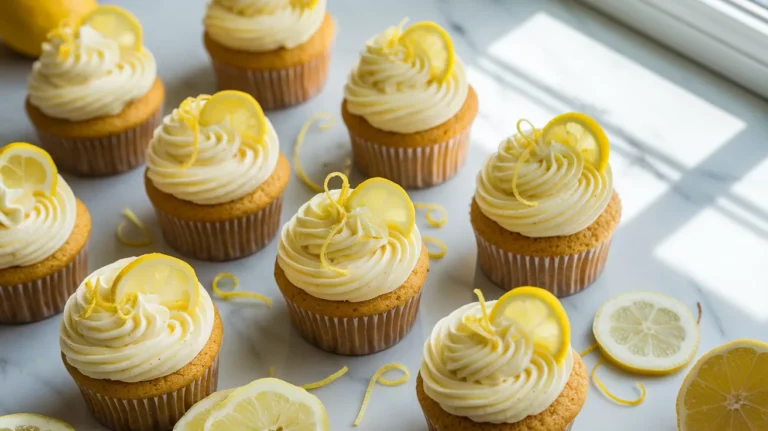 Vegan lemon cupcakes