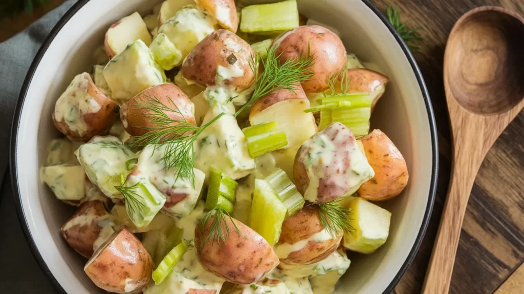 Vegan potato salad  Vegan Recipe
