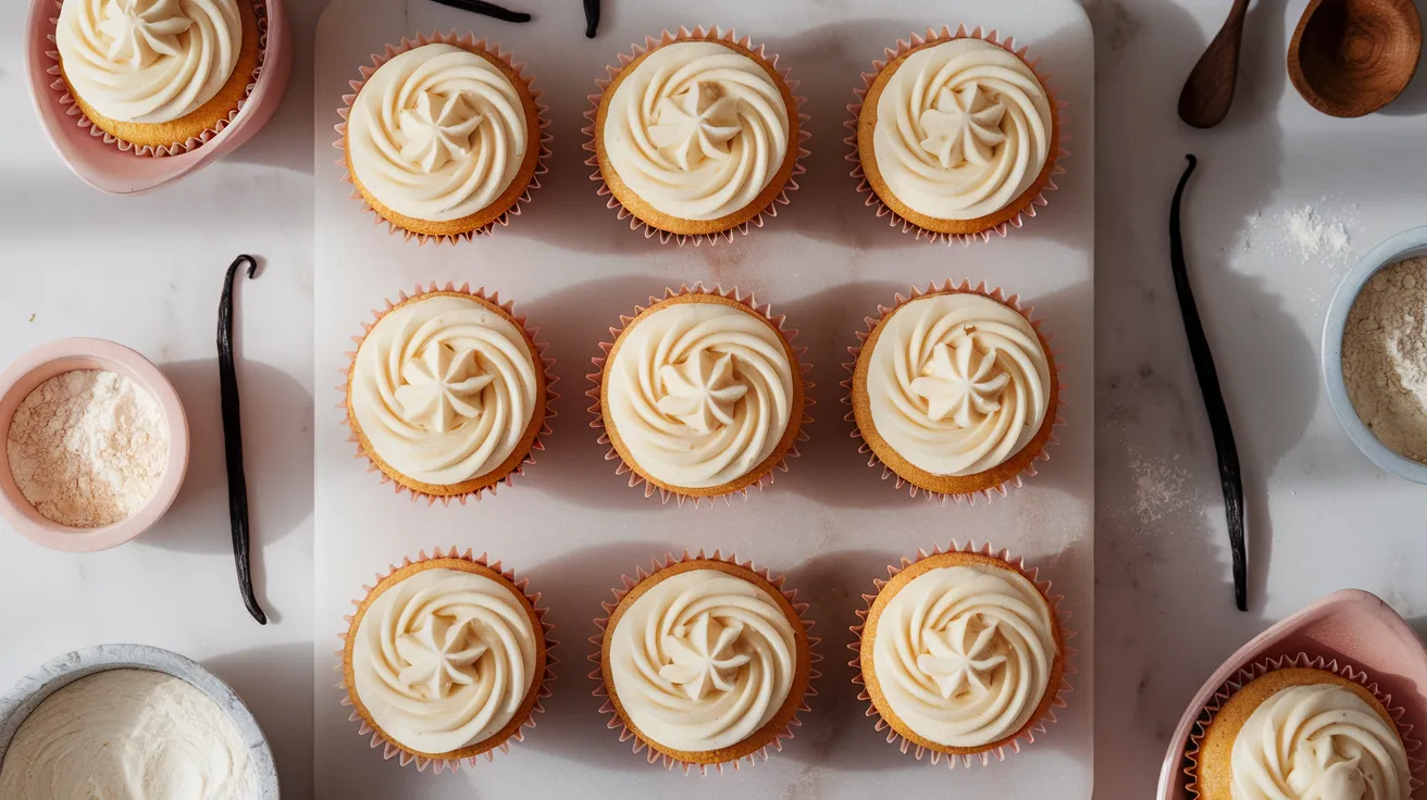 Vegan vanilla cupcakes