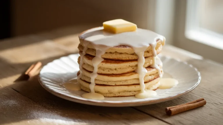 cinnamon roll pancakes