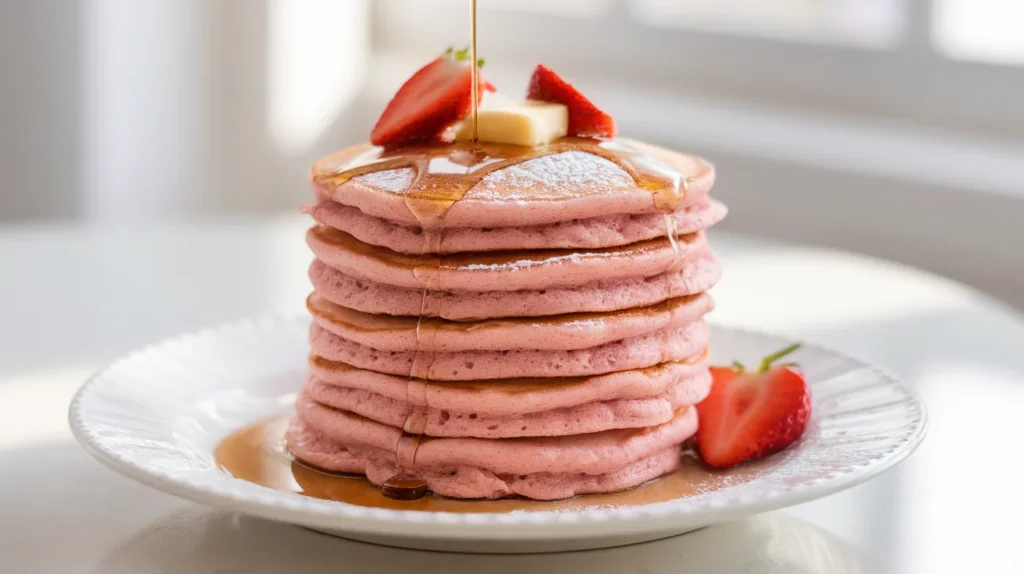 colored pancakes