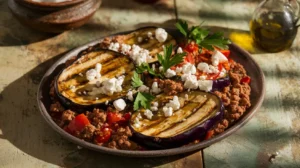 eggplant with ground beef