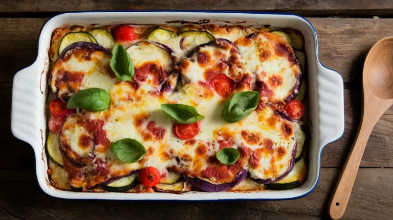 eggplant zucchini bake