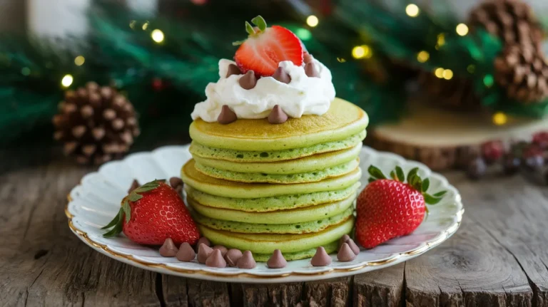 grinch pancakes