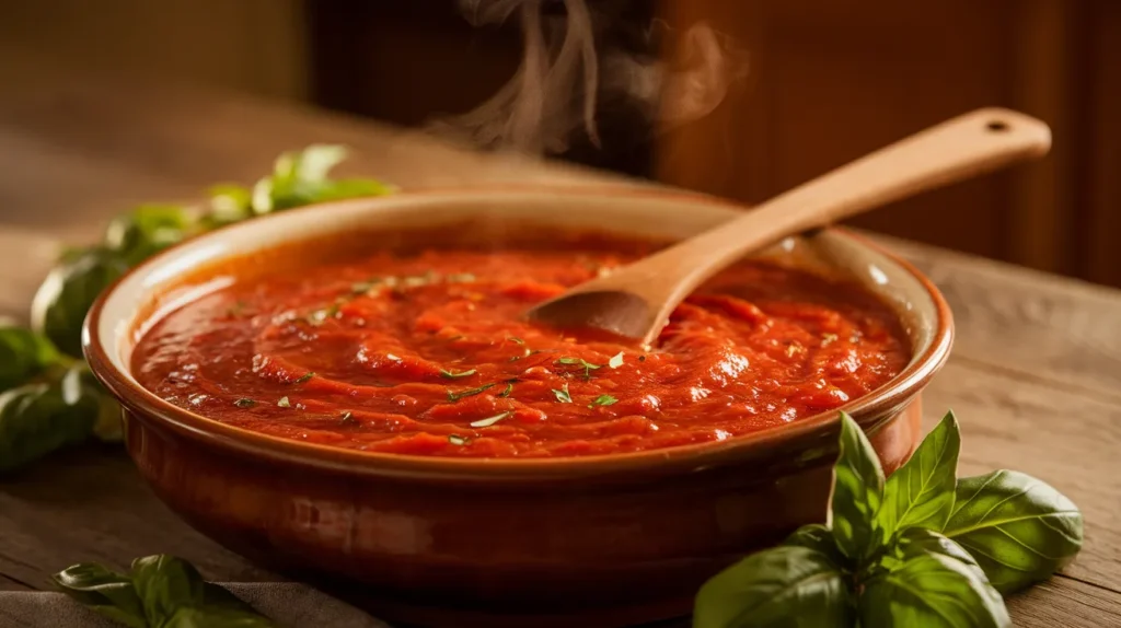homemade tomato sauce