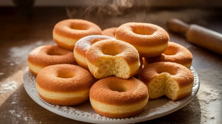 how do you make donuts with pancake mix
