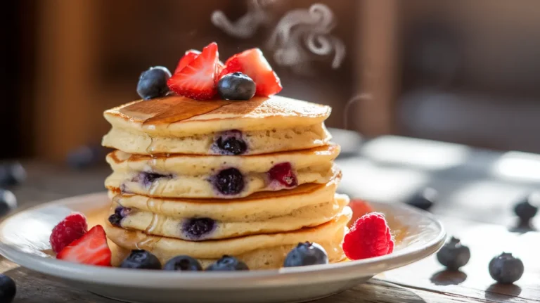 pancakes with fruit inside of it