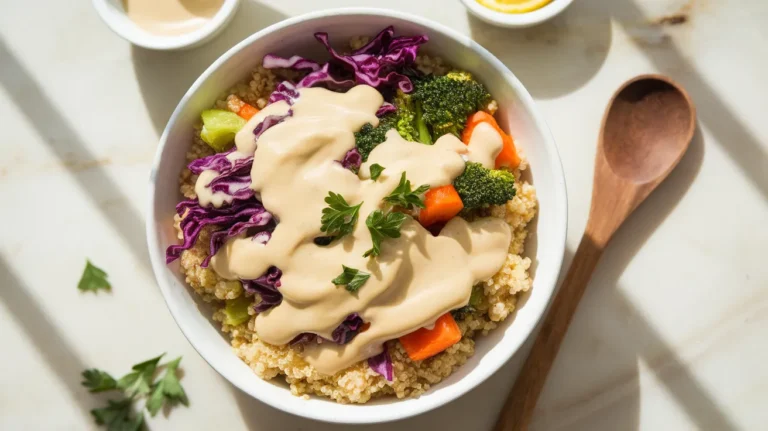 sauce for quinoa bowl