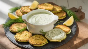 sauce for zucchini fritters