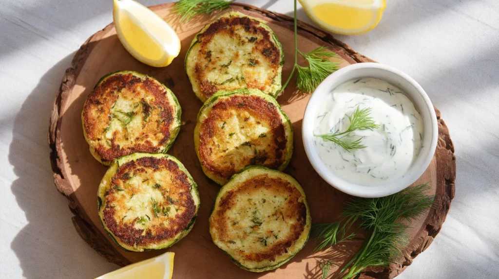 sauce for zucchini patties Vegetable Sauces