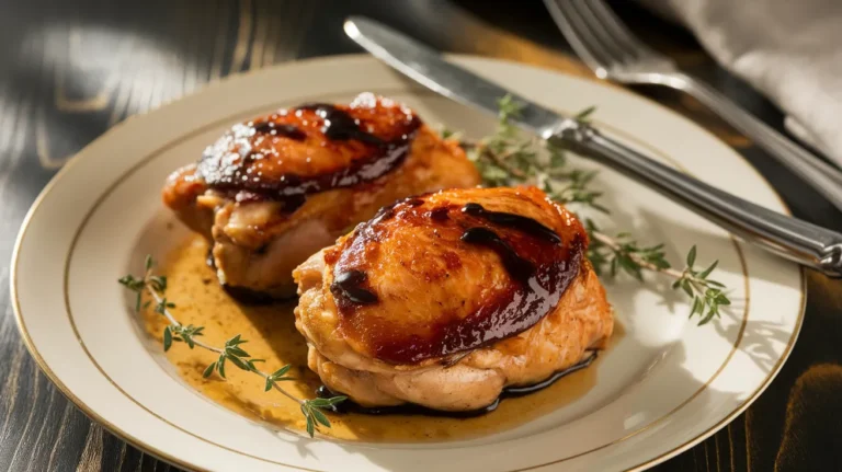 balsamic glazed chicken thighs