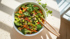 broccoli edamame salad